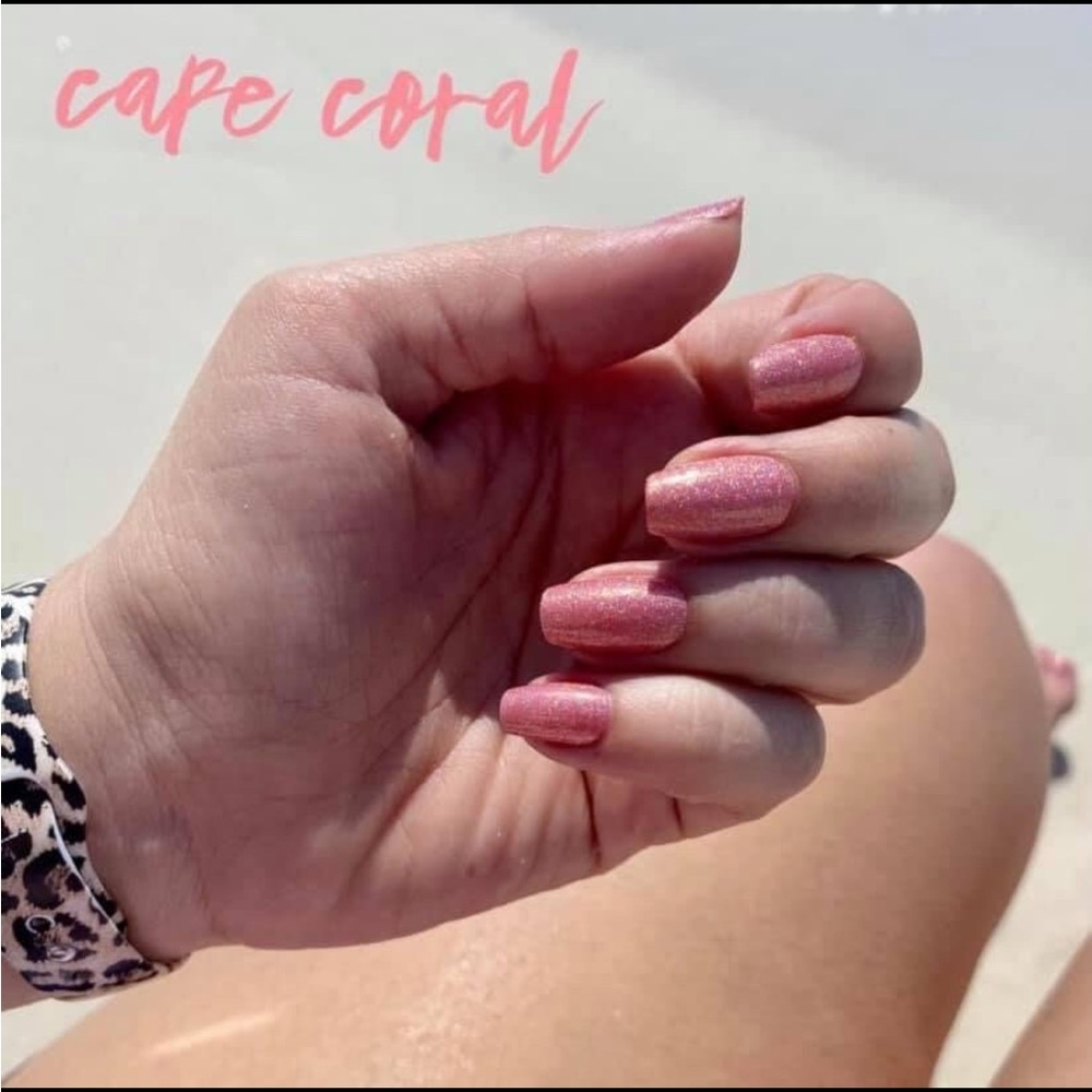 *Retired* Color Street: Cape Coral | Peach Orange Glitter Summer Spring Beach - Picture 10 of 16